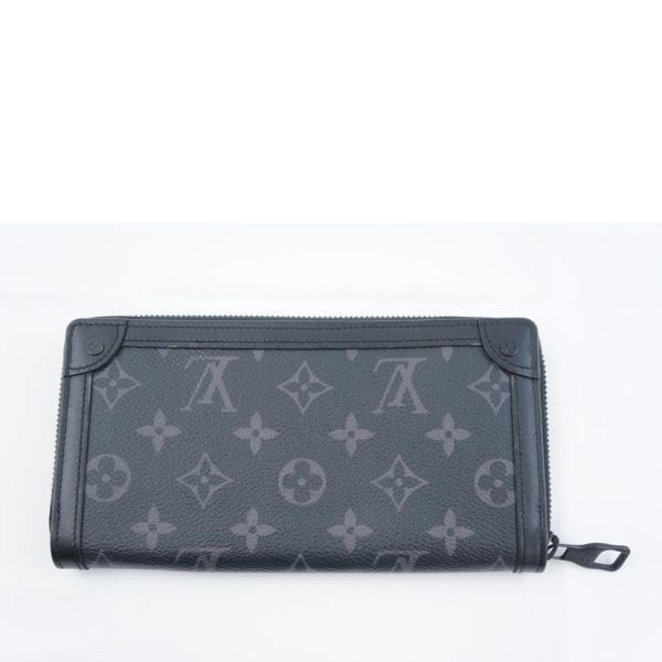 43797 2 Louis Vuitton Trunk Monogram Wallet Black