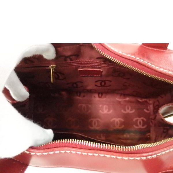 43914 6 Chanel Coco March Wild Stitch Handbag Bordeaux