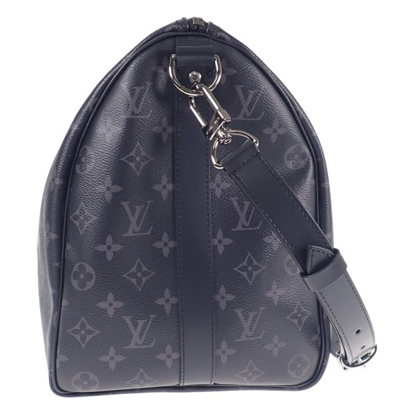 439201 03 Louis Vuitton Keepall Bandouliere 45 Boston Black