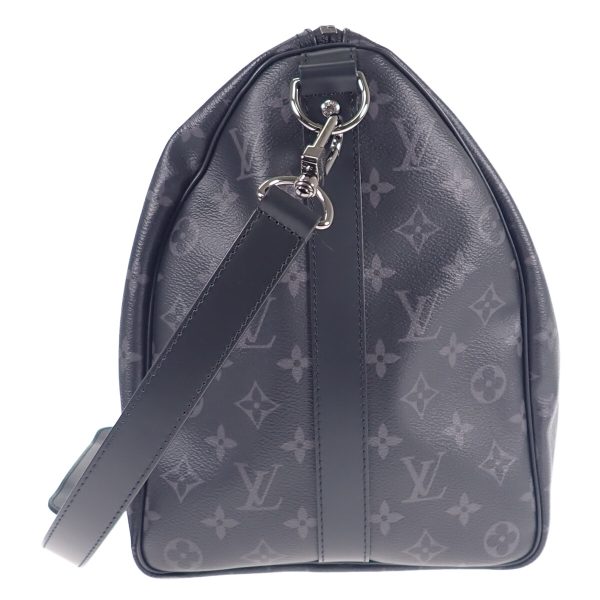 439201 04 Louis Vuitton Keepall Bandouliere 45 Boston Black