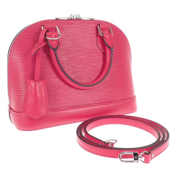 439271 01 Louis Vuitton Alma BB Handbag Shoulder Hot Pink