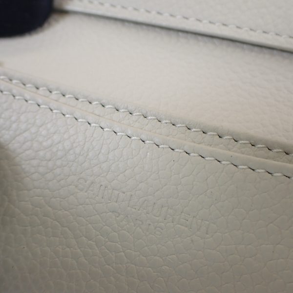 Saint Laurent Business Card Case Leather White - Image 8