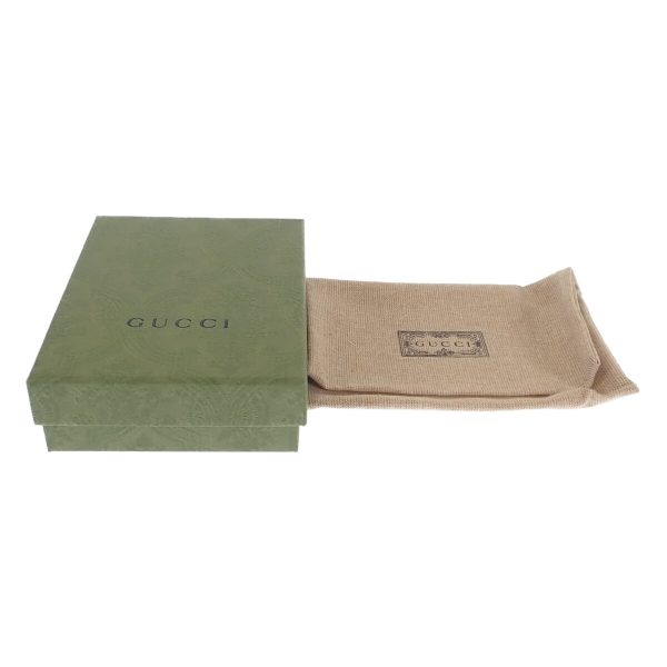 439519 05 Gucci Canvas Key Case GG Supreme Brown Wallet