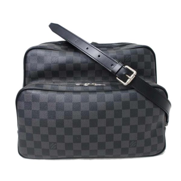 44035 1 Louis Vuitton IO Messenger Bag Damier Graphite