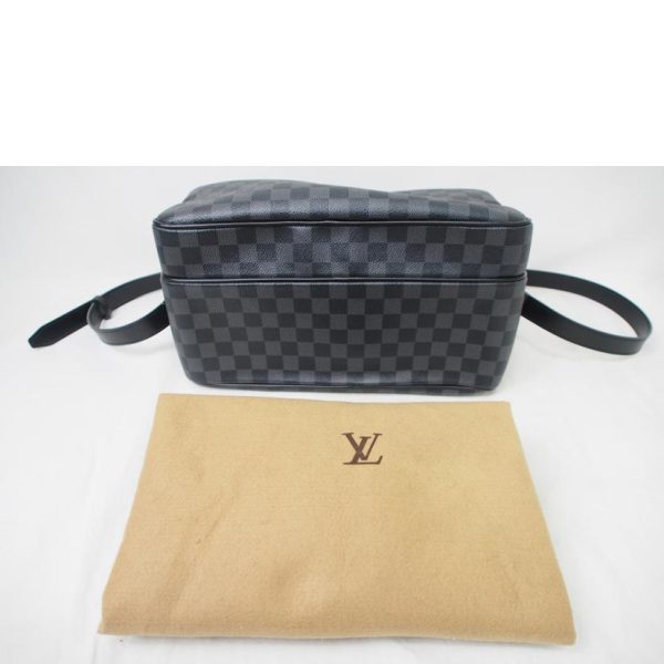 44035 9 Louis Vuitton IO Messenger Bag Damier Graphite