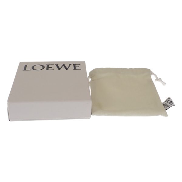 440462 08 Loewe Puzzle Plain Card Holder Black Brown Gray