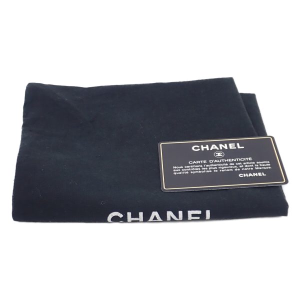 440571 12 Chanel 2way Vanity Bag Here Mark Shoulder Black