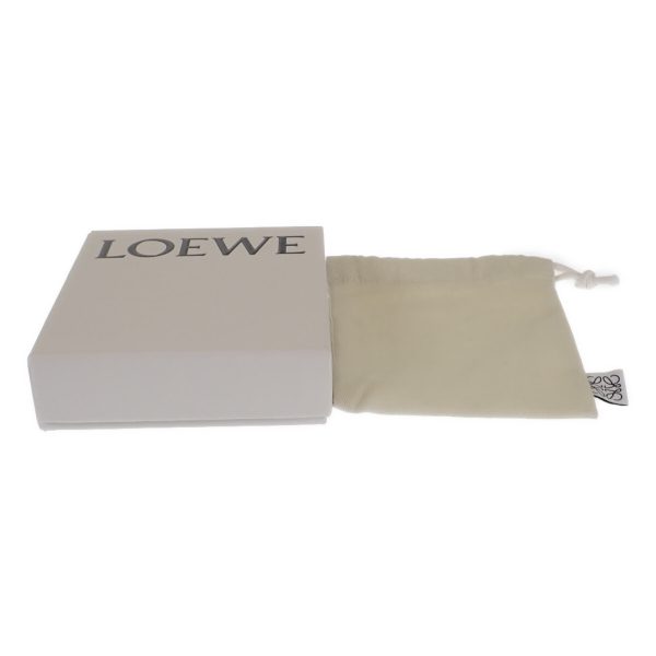 440600 07 Loewe Coin Card Holder Purse Tan Light Oats Ivory