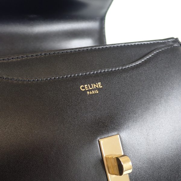 440947 08 Celine Mini 16 Saise Handbag Shoulder 2way Black