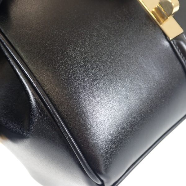 440947 09 Celine Mini 16 Saise Handbag Shoulder 2way Black