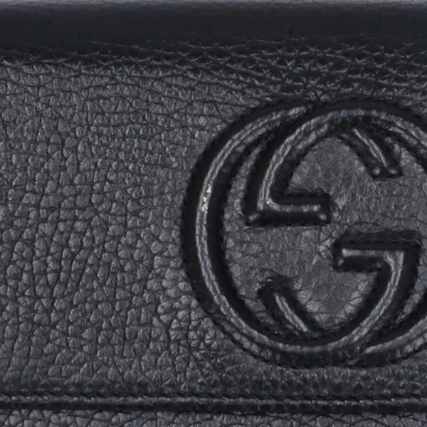 44096 7 Gucci Soho Interlocking G Leather Wallet