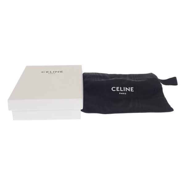 440971 08 Celine Zip Card Holder Case Business Brown