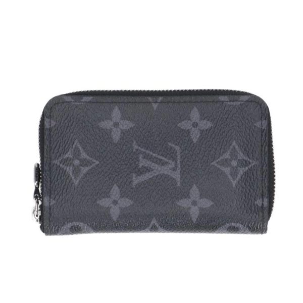 44131 1 Louis Vuitton Monogram Eclipse Zippy Coin Purse Vertical Wallet