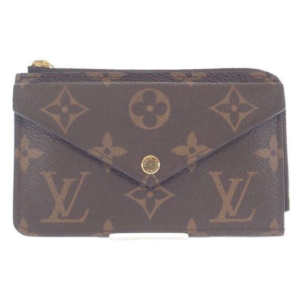 441405 02 Louis Vuitton Porto Carte Coin Case Brown Black