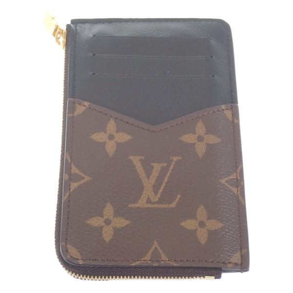 441405 03 Louis Vuitton Porto Carte Coin Case Brown Black