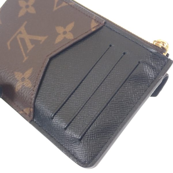 441405 06 Louis Vuitton Porto Carte Coin Case Brown Black