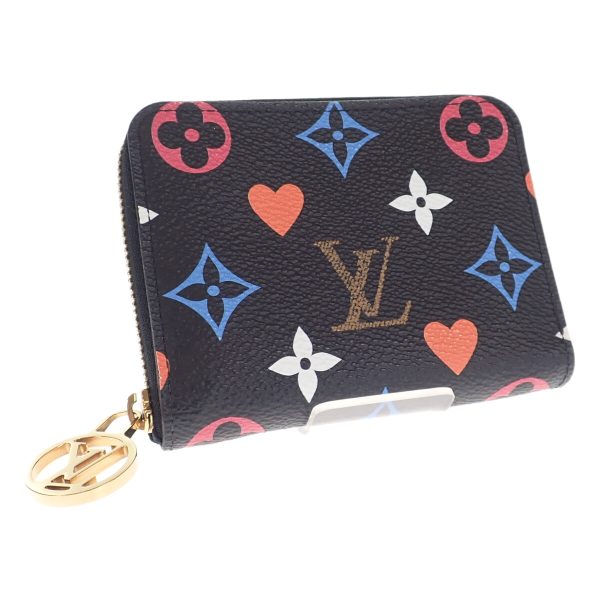 441461 01 Louis Vuitton Zippy Coin Purse Game on Black