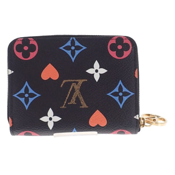 441461 03 Louis Vuitton Zippy Coin Purse Game on Black