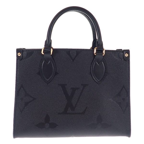 441586 02 Louis Vuitton On The Go PM Handbag Black Noir