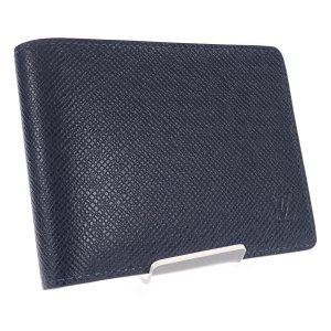 441593 01 Louis Vuitton Portefeuille Blazer Leather Long Wallet Graphite