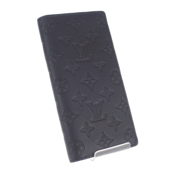 441906 01 Louis Vuitton Long Wallet Bi fold Shadow Black