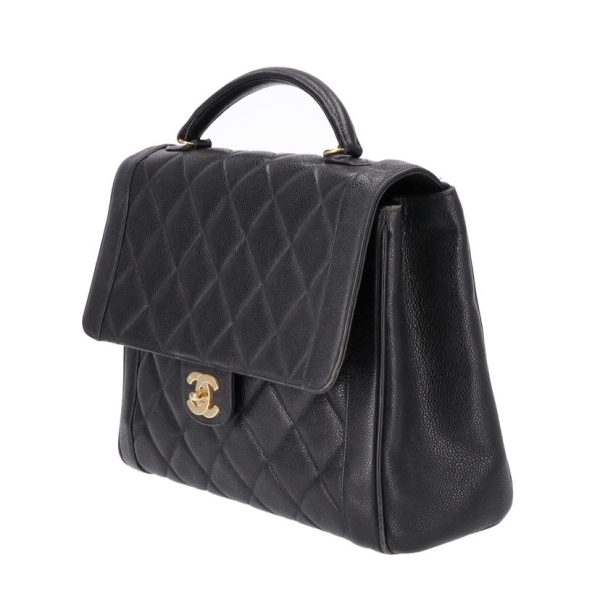 44196 7 Chanel Caviar Dekacoco Bag Black