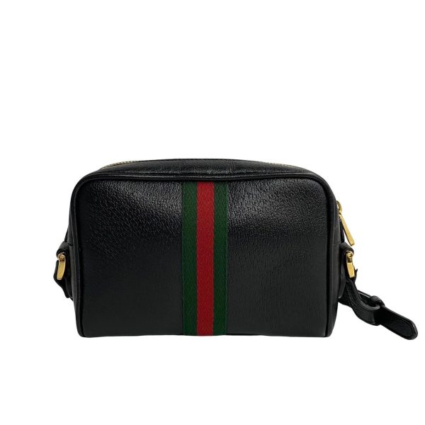 441j236174536 4 Gucci Ophidia Sherry Line GG Leather Mini Shoulder Bag Black