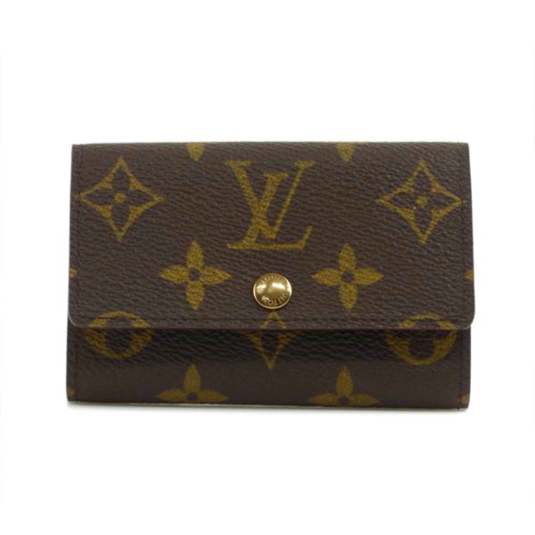 44214 1 Louis Vuitton Multicle 6 Monogram Wallet Brown