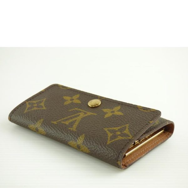 44214 3 Louis Vuitton Multicle 6 Monogram Wallet Brown