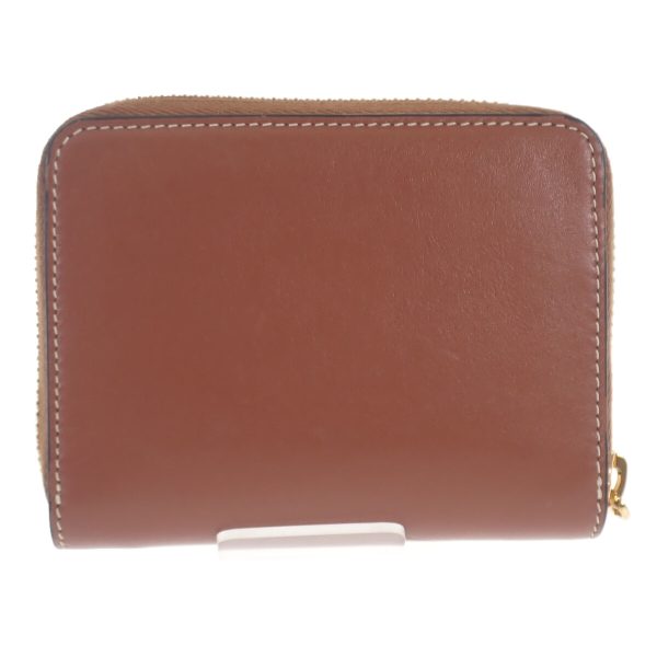 442408 03 Celine Compact Zip Wallet Coin Purse Brown