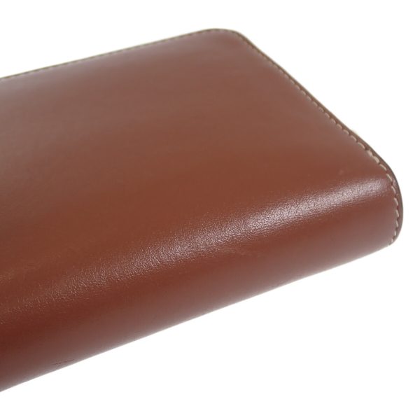 442408 11 Celine Compact Zip Wallet Coin Purse Brown