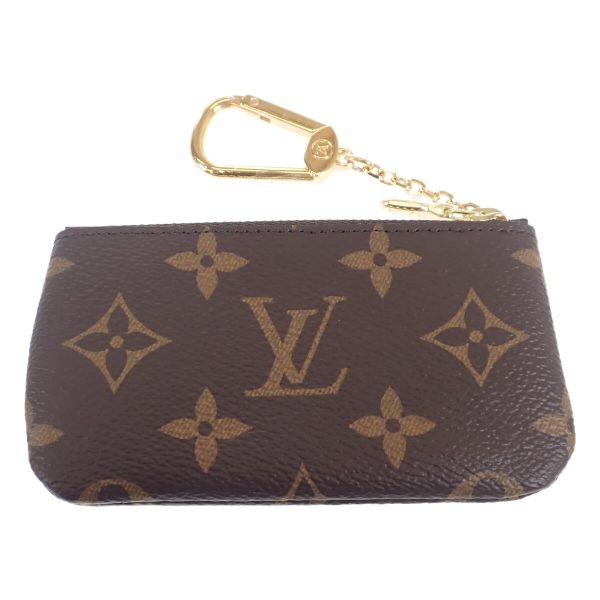 442513 02 Louis Vuitton Key Case Pochette Coin Purse Brown