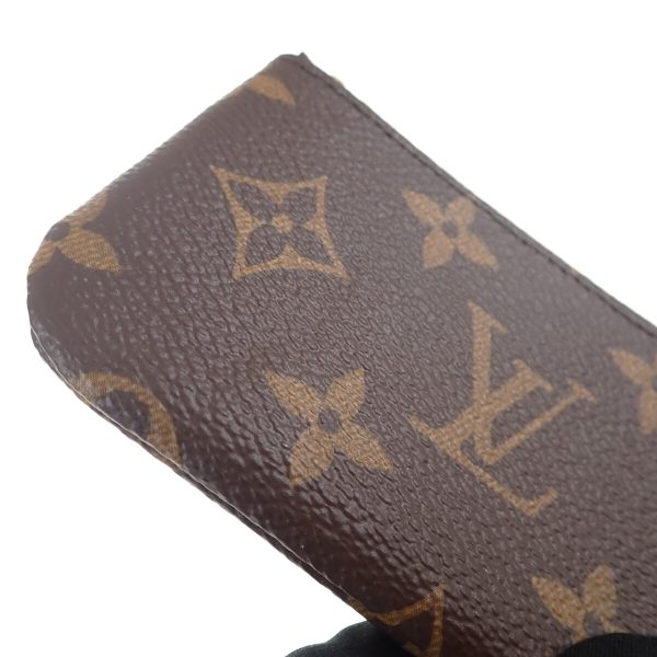 442513 04 Louis Vuitton Key Case Pochette Coin Purse Brown