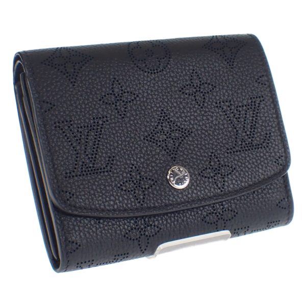 442526 01 Louis Vuitton Iris Bifold Wallet Soft Black