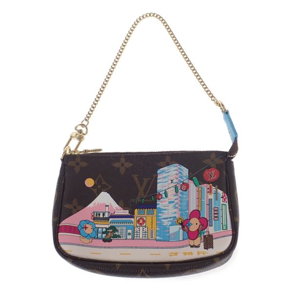 442774 01 Louis Vuitton Mini Pochette Multi Blue Gold