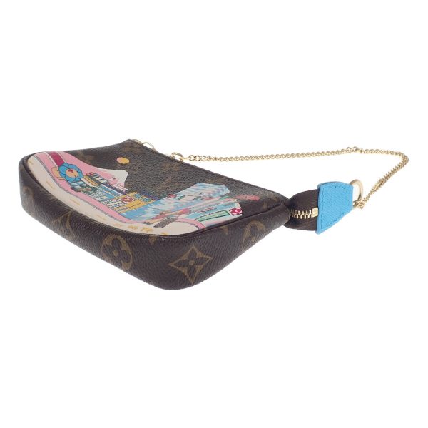 442774 03 Louis Vuitton Mini Pochette Multi Blue Gold