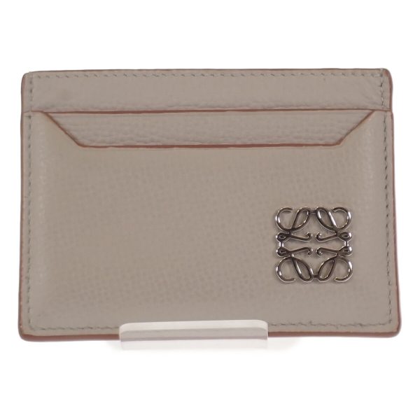 442856 02 Loewe Anagram Card Holder Light Ghost Beige