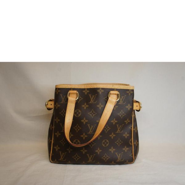 44301 2 Louis Vuitton Batignolles Monogram Tote Bag Brown