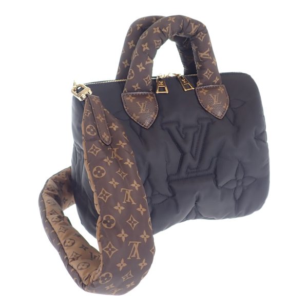 443127 01 Louis Vuitton Speedy Bandouliere 25 2way Bag Black