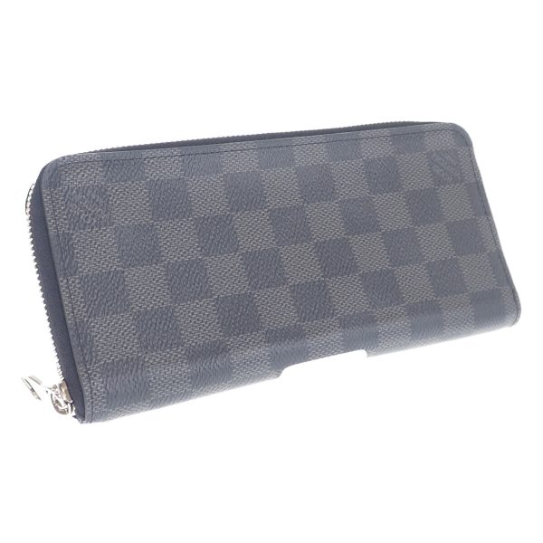 443348 01 Louis Vuitton Zippy Round Long Wallet Black