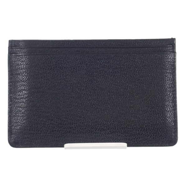 443537 03 Chanel Cocomark Card Case Calfskin Black