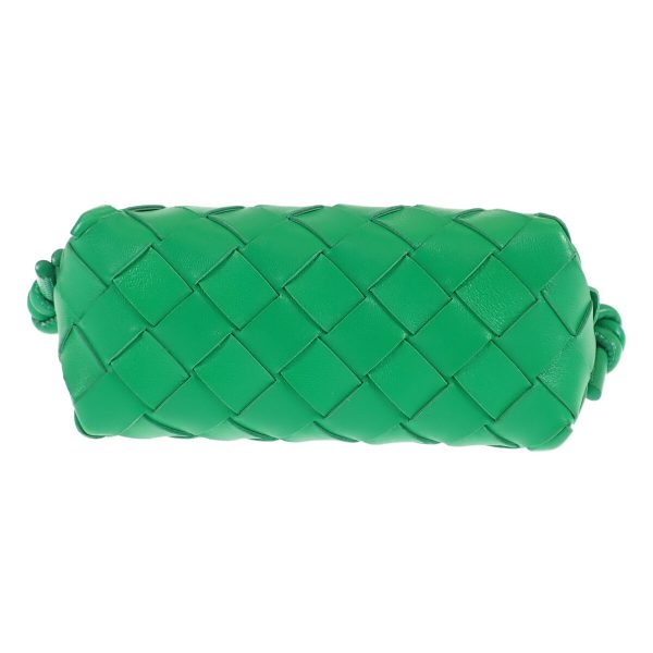 443702 05 Bottega Veneta Mini Loop Camera Bag Parakeet Green