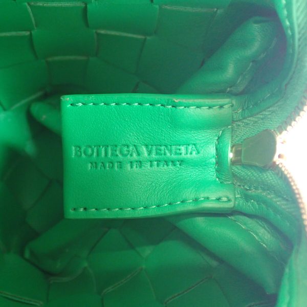 443702 07 Bottega Veneta Mini Loop Camera Bag Parakeet Green