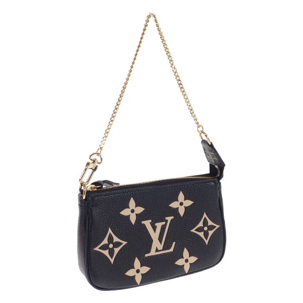 443994 01 Louis Vuitton Mini Accessoire Pouch Bicolor Black