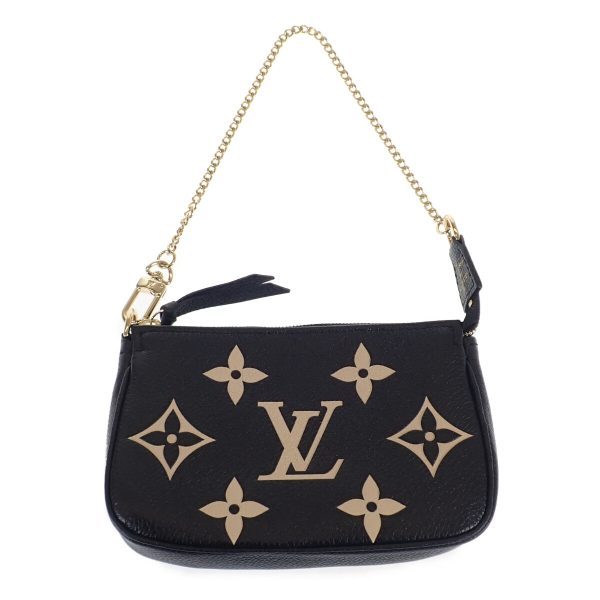 443994 02 Louis Vuitton Mini Accessoire Pouch Bicolor Black