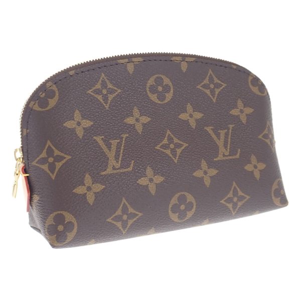 443995 01 Louis Vuitton Pochette Cosmetic Pouch Gold Brown