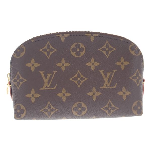 443995 02 Louis Vuitton Pochette Cosmetic Pouch Gold Brown