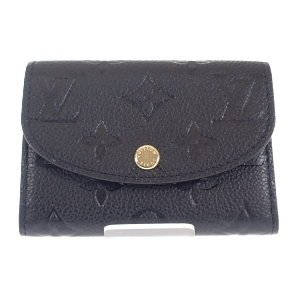 444326 02 Louis Vuitton Rosali Coin Case Purse Noir Black