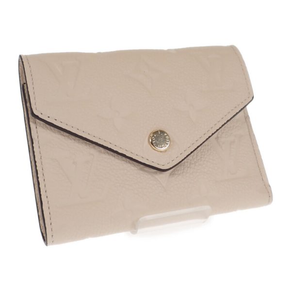 444514 01 Louis Vuitton Tri fold Wallet Creme Ivory