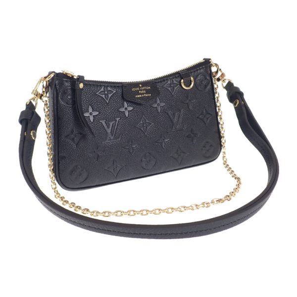 444733 01 Louis Vuitton Easy Pouch Chain Shoulder Noir Black